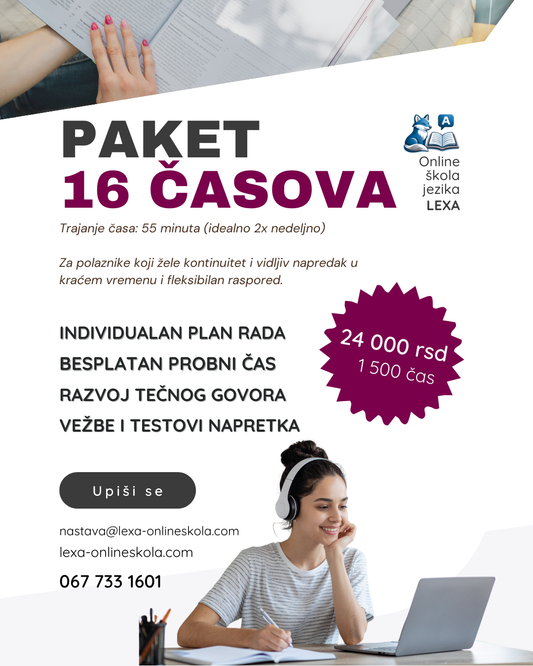 Paket 16 časova