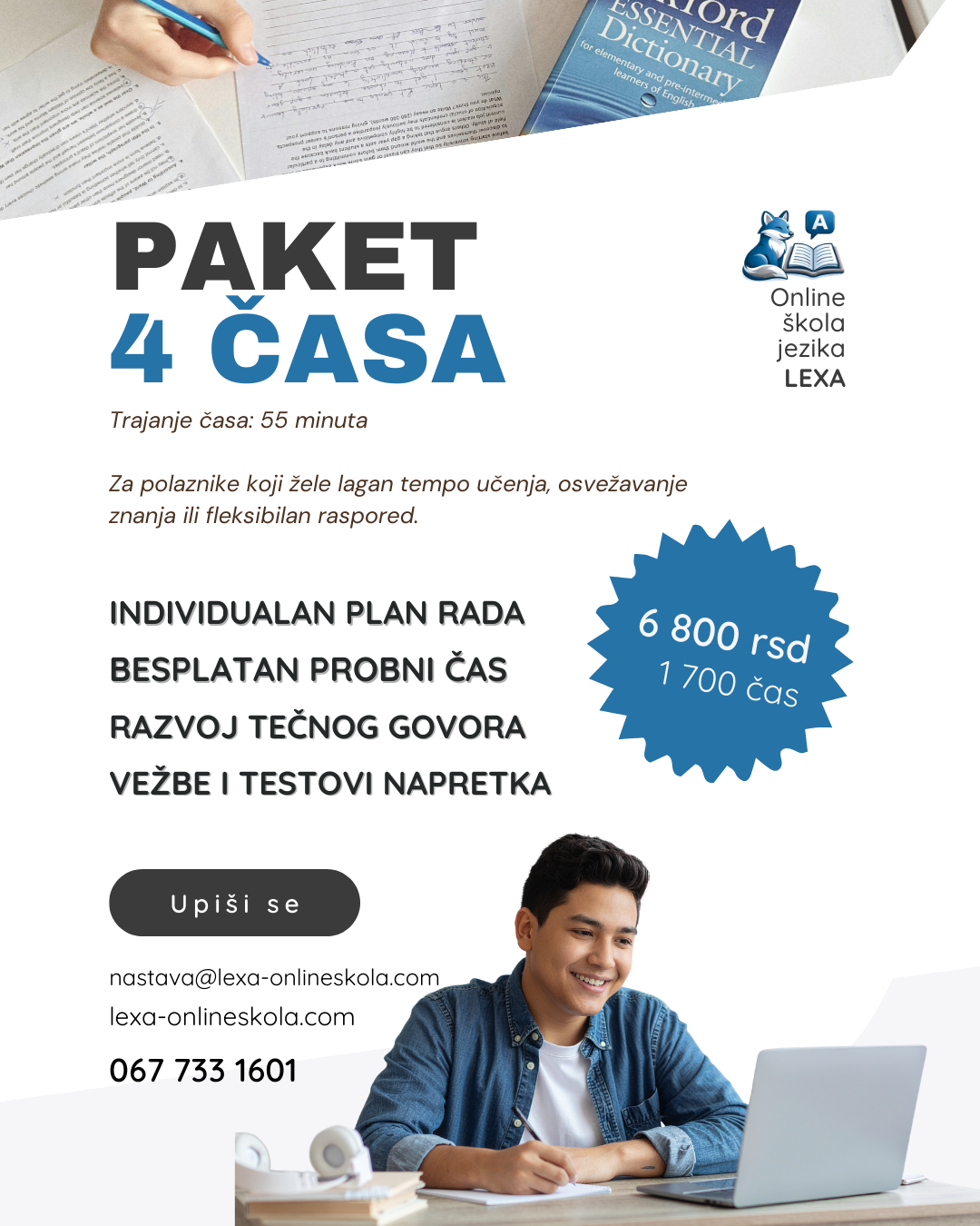 Paket 4 časa