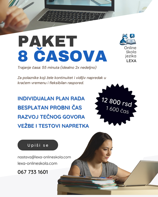Paket 8 časova